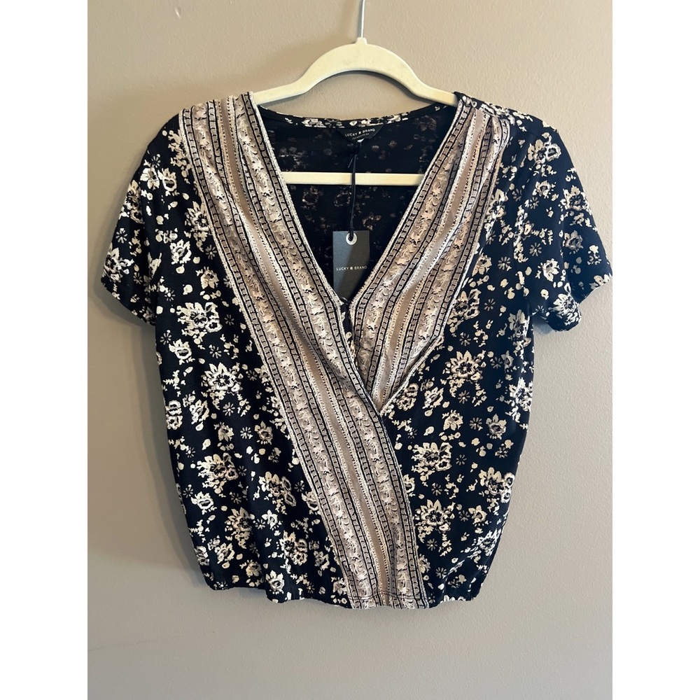 Lucky brand floral top